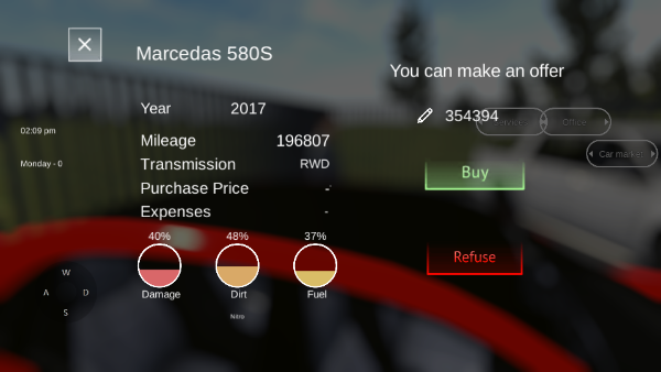 汽车出售模拟器怎么买车攻略
